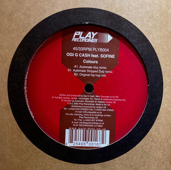 12inch Record OGI G CASH SOFINE Colours PLYB004 PLAY RECORDING UK Irela Dance Electronica Used
12inch Record OGI G CASH SOFINE Colours PLYB004 PLAY RECORDING UK Irela Dance Electronica Used