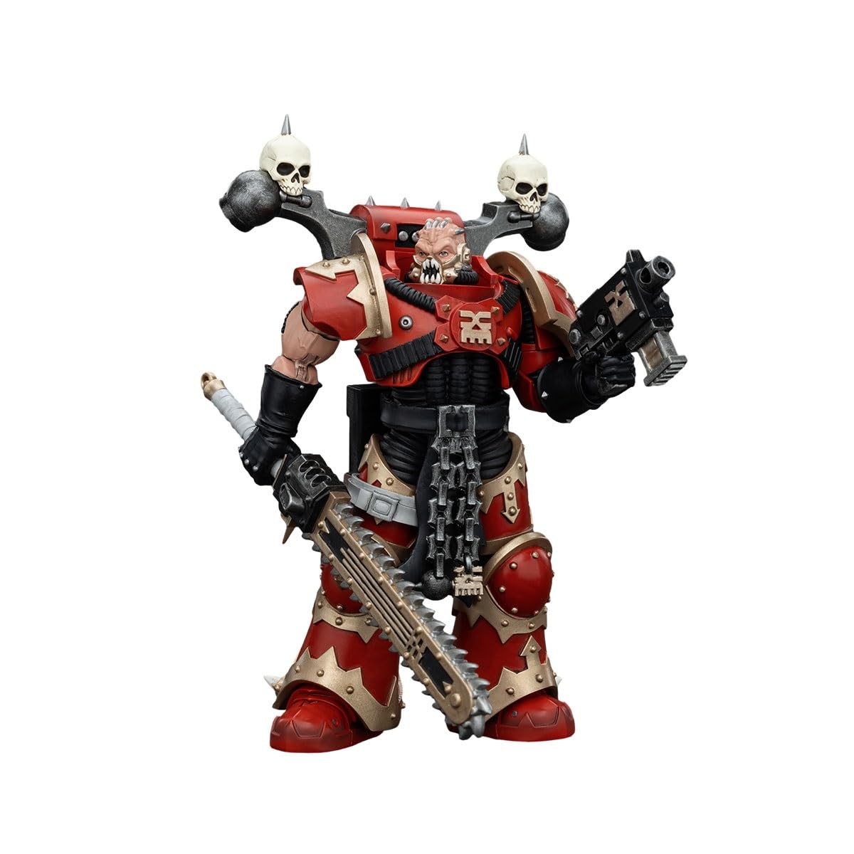 JOYTOY Warhammer World Eater Khorne Berzerker with Eviscerator Scale Action Completed 40,000 (Equipped Chainsword) 1/18 Figure,
JOYTOY Warhammer World Eater Khorne Berzerker with Eviscerator Scale Action Completed 40,000 (Equipped Chainsword) 1/18 Figure,
