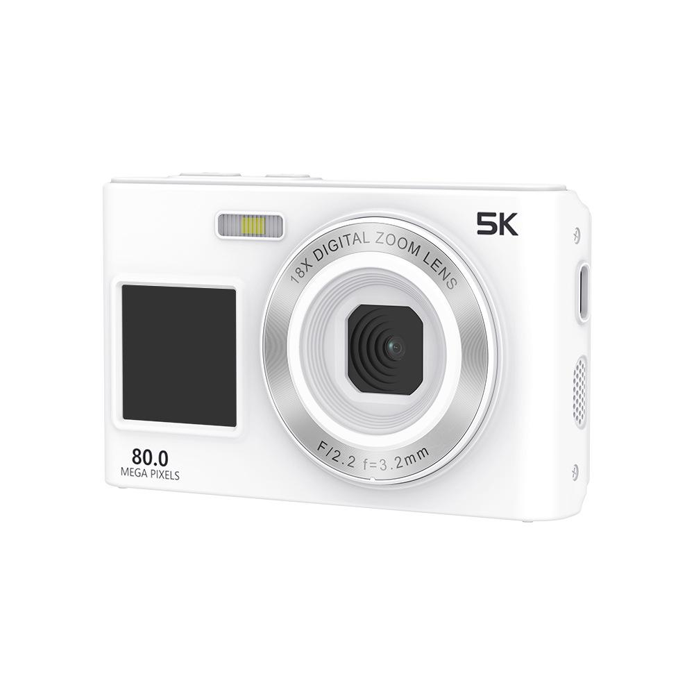 Dual Screen Selfie CCD 5K HD Digital Camera for Students, Customizable білий
Dual Screen Selfie CCD 5K HD Digital Camera for Students, Customizable білий