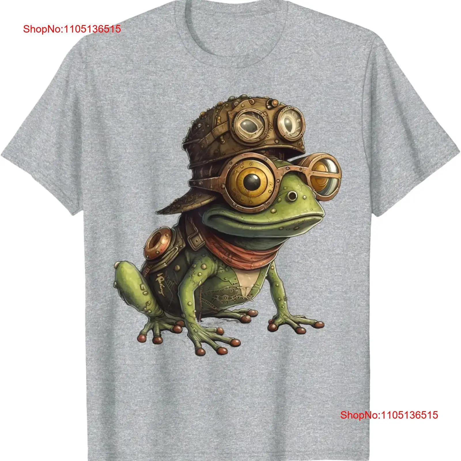 Frog in steampunk mechanical gear vibrant toad T Shirt vintage Washed Breathable Slightly Stylish Versatile streetwear homme 5XL різнокольоровий
Frog in steampunk mechanical gear vibrant toad T Shirt vintage Washed Breathable Slightly Stylish Versatile streetwear homme 5XL різнокольоровий
