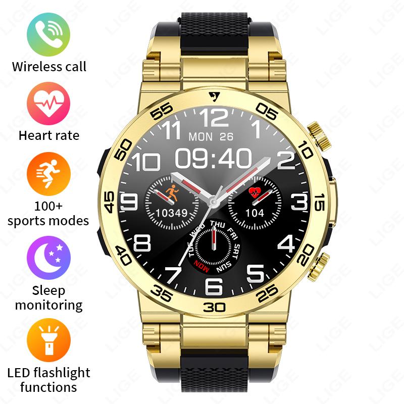 LED Bluetooth Call Smart Watch Men Outdoor Sports Full Touch Screen Health Monitoring Waterproof Smartwatch For IOS Android LED Call Watch
LED Bluetooth Call Smart Watch Men Outdoor Sports Full Touch Screen Health Monitoring Waterproof Smartwatch For IOS Android LED Call Watch