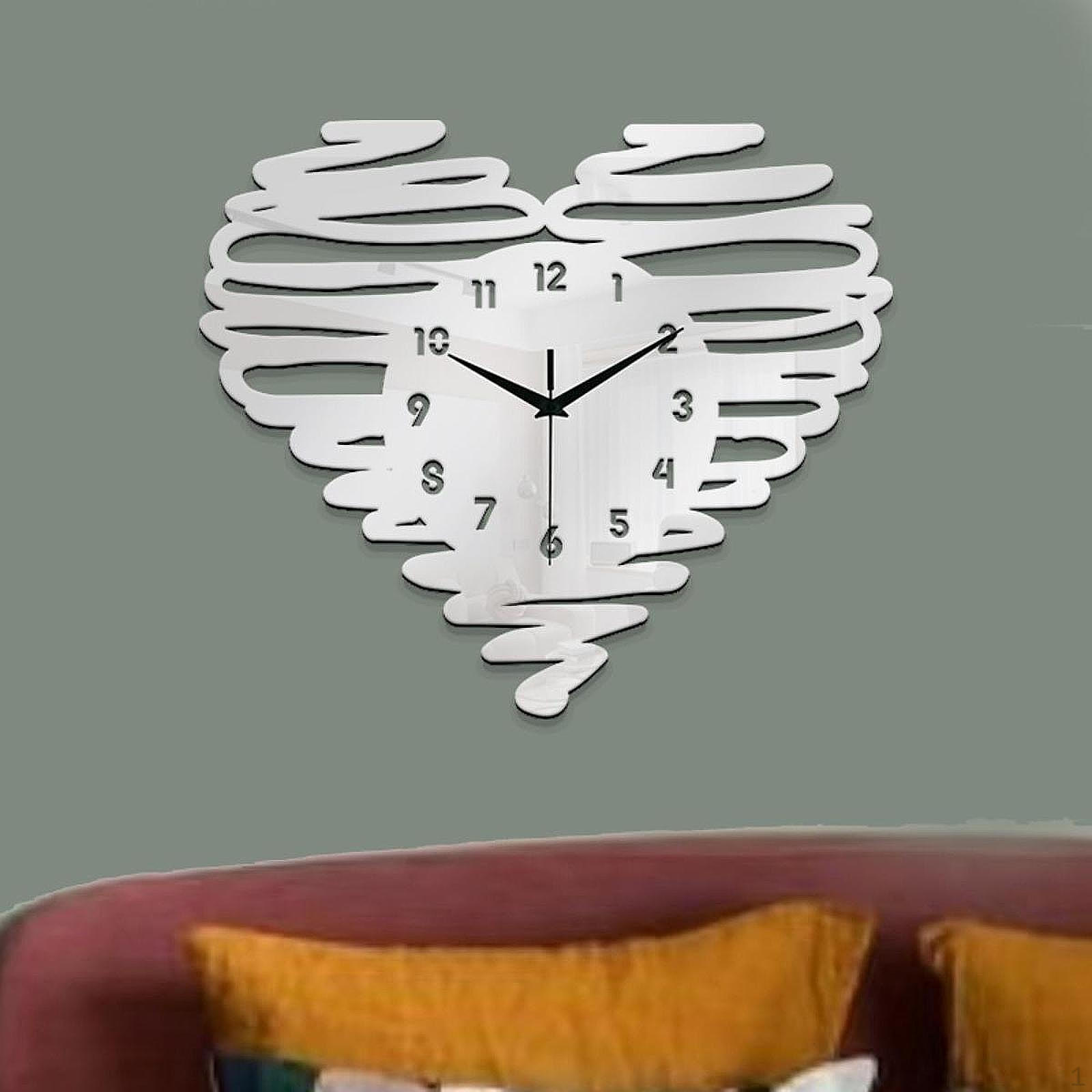 Clock Hanging Decorative Analog Quiet Movement Home Decor for Housewarming Dining Room серебряный
Clock Hanging Decorative Analog Quiet Movement Home Decor for Housewarming Dining Room серебряный