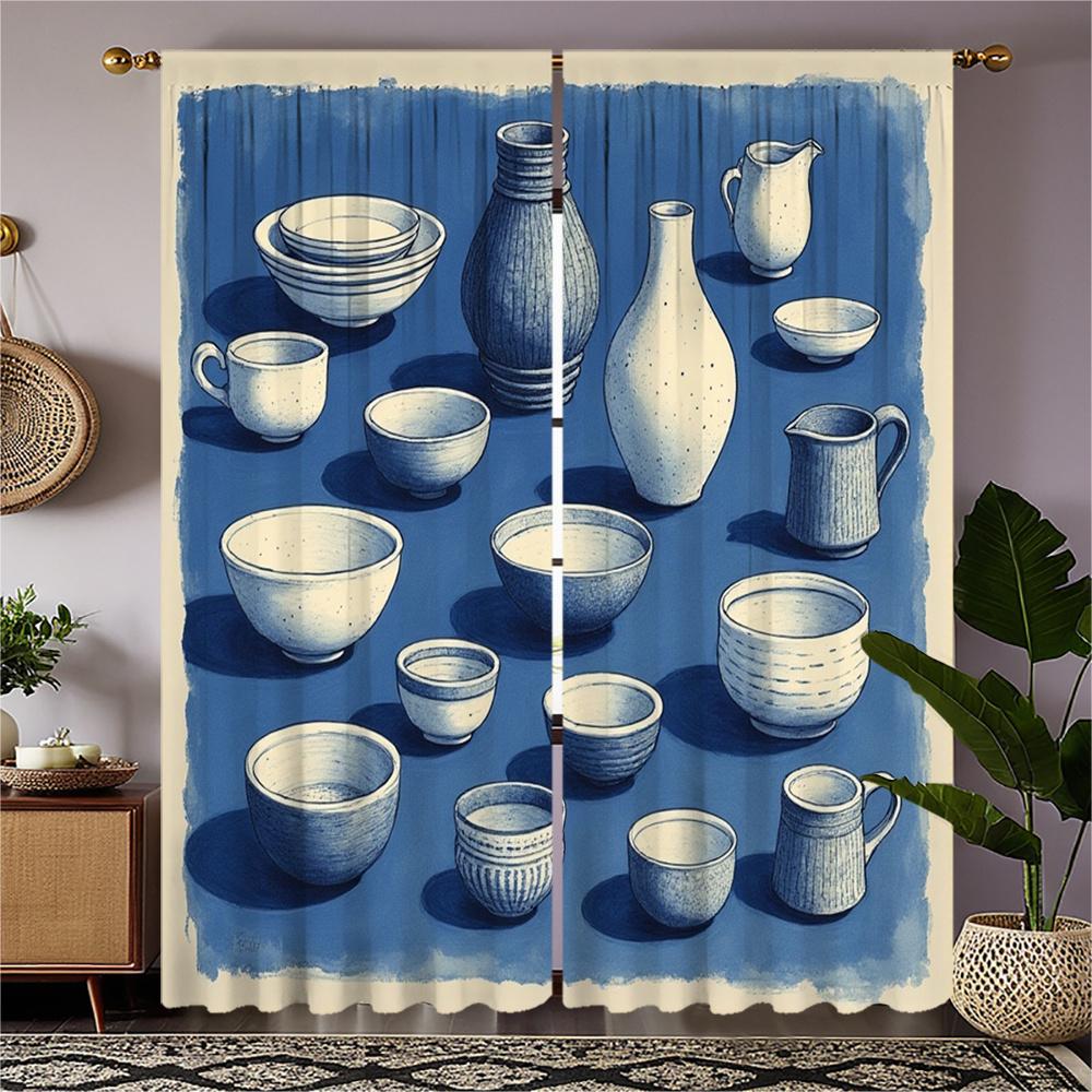 Set Of 2 Hd Digital Printed Abstract Geometric Pattern Colorful Circle Curtains Home Decor Living Room Bedroom Study Window Val Curtain Polyester W100*H70(CM)-Hooks&2PCS
Set Of 2 Hd Digital Printed Abstract Geometric Pattern Colorful Circle Curtains Home Decor Living Room Bedroom Study Window Val Curtain Polyester W100*H70(CM)-Hooks&2PCS