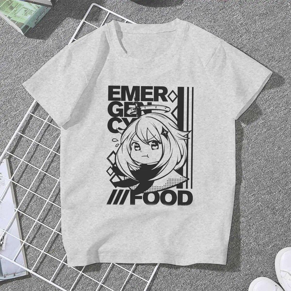 Классические женские футболки Emergency Food Paimon Genshin Impact, готическая винтажная одежда унисекс, хлопковая уличная одежда большого размера с графическим рисунком
Классические женские футболки Emergency Food Paimon Genshin Impact, готическая винтажная одежда унисекс, хлопковая уличная одежда большого размера с графическим рисунком
