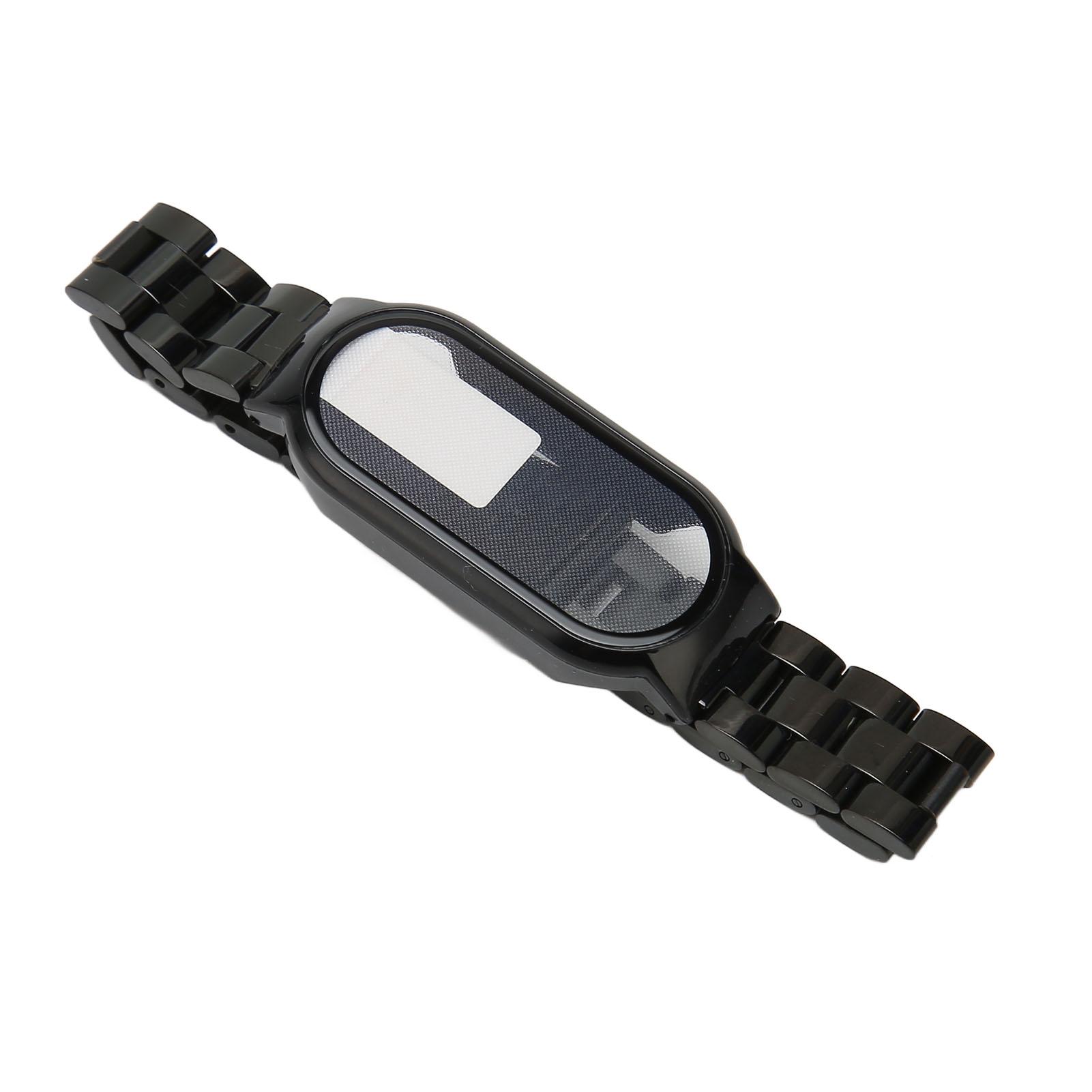 Watch Wristband Easy Adjust Full Protection Stainless Steel Replacement Strap for Mi Band 7 Black
Watch Wristband Easy Adjust Full Protection Stainless Steel Replacement Strap for Mi Band 7 Black