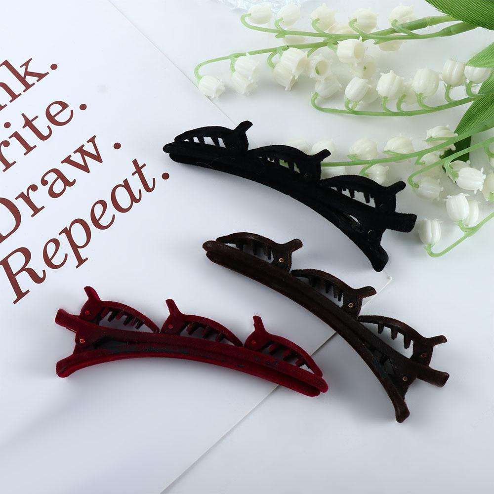 Velvet Teethed Duckbill Clip Women Hair Accessories Korean Style Hairpin Braided Side Clip кавовий
Velvet Teethed Duckbill Clip Women Hair Accessories Korean Style Hairpin Braided Side Clip кавовий