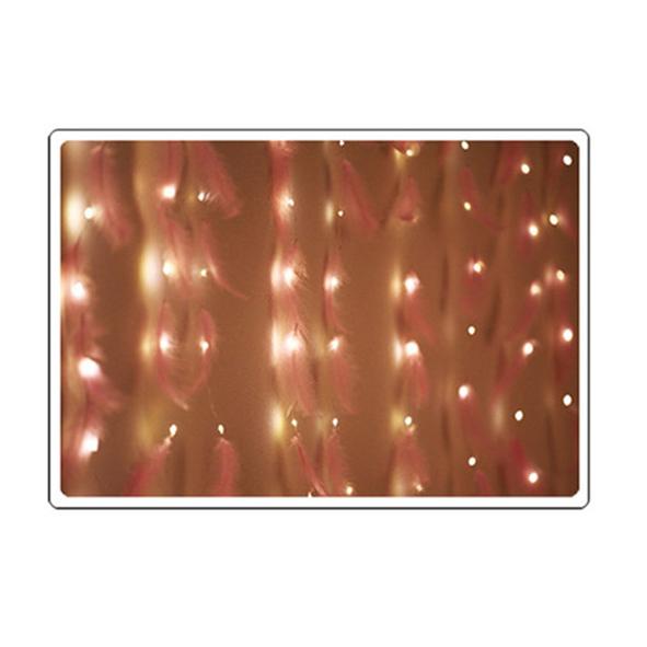 USB Remote Feather Curtain Light String Night Light Wedding Party Decor 3x3m Warm White
USB Remote Feather Curtain Light String Night Light Wedding Party Decor 3x3m Warm White