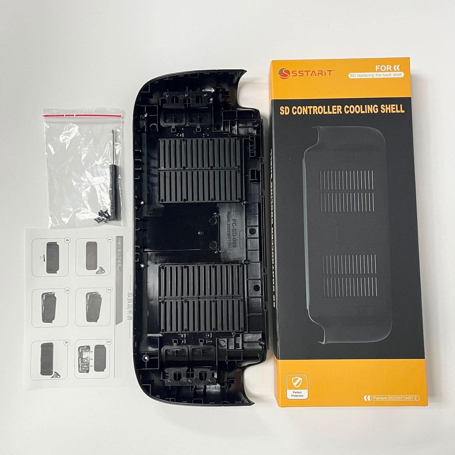 Охлаждающий чехол для Steam Deck, защитный чехол с кронштейном, противоударные аксессуары для игровой консоли 30*12*3.3cm чёрный
Охлаждающий чехол для Steam Deck, защитный чехол с кронштейном, противоударные аксессуары для игровой консоли 30*12*3.3cm чёрный