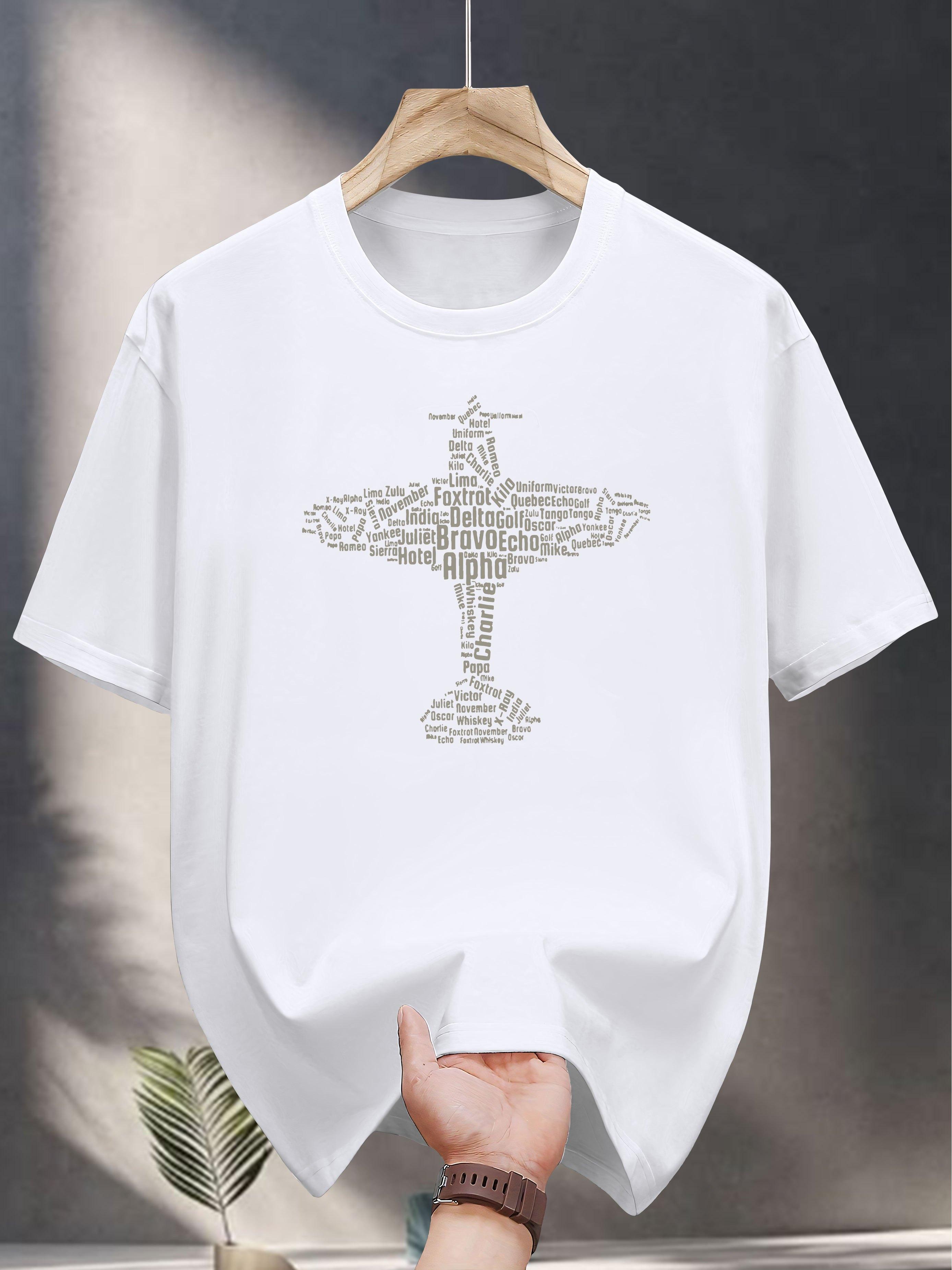 Casual Short Sleeve T-shirt - 100% Cotton Crew Neck Tee with Cross Print XXL
Casual Short Sleeve T-shirt - 100% Cotton Crew Neck Tee with Cross Print XXL