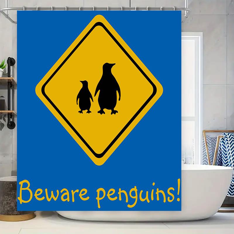 Animal Warning Sign Shower Curtain Waterproof Printing Home Decor Bathroom Decoration W60H190(CM)-1 Pcs
Animal Warning Sign Shower Curtain Waterproof Printing Home Decor Bathroom Decoration W60H190(CM)-1 Pcs