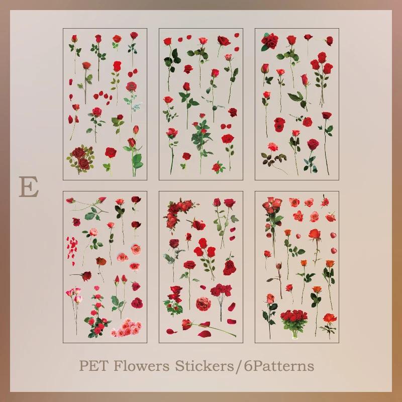 6pcs/pack Transparent Flowers Plants PET Decorative Stickers Diary Scrapbooking Material Deco Album Stationery Stickers
6pcs/pack Transparent Flowers Plants PET Decorative Stickers Diary Scrapbooking Material Deco Album Stationery Stickers