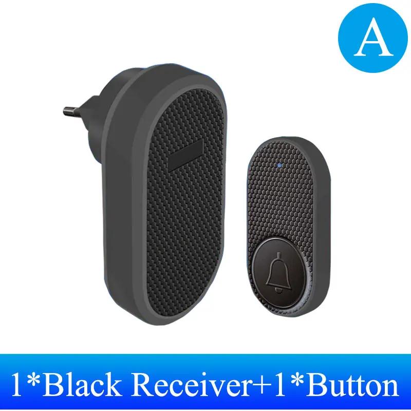 Smart Welcome Doorbell Wireless Door Bell Chime Guests Button 32 Songs Home Alarm Reminder Receiver Black Fashion
Smart Welcome Doorbell Wireless Door Bell Chime Guests Button 32 Songs Home Alarm Reminder Receiver Black Fashion