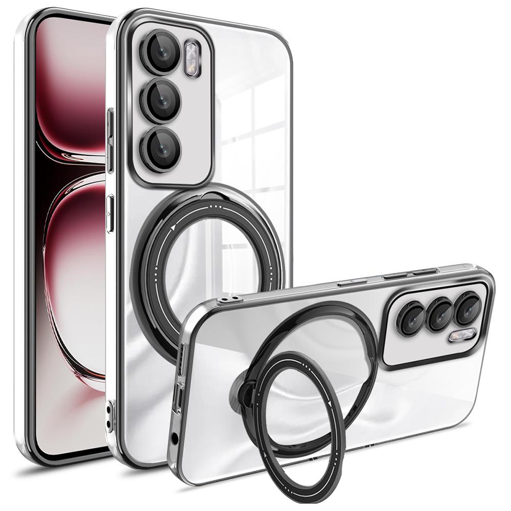 For Oppo Reno12 Pro 5G (Global) Case Kickstand PC+TPU Magnetic Phone Cover Black
For Oppo Reno12 Pro 5G (Global) Case Kickstand PC+TPU Magnetic Phone Cover Black