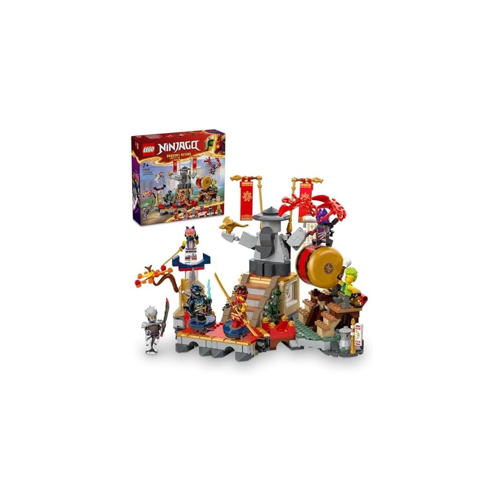 LEGO Ninjago Tournament Battle Arena Toy Set for Kids Ages 7-9 with Building Blocks and Robots
LEGO Ninjago Tournament Battle Arena Toy Set for Kids Ages 7-9 with Building Blocks and Robots
