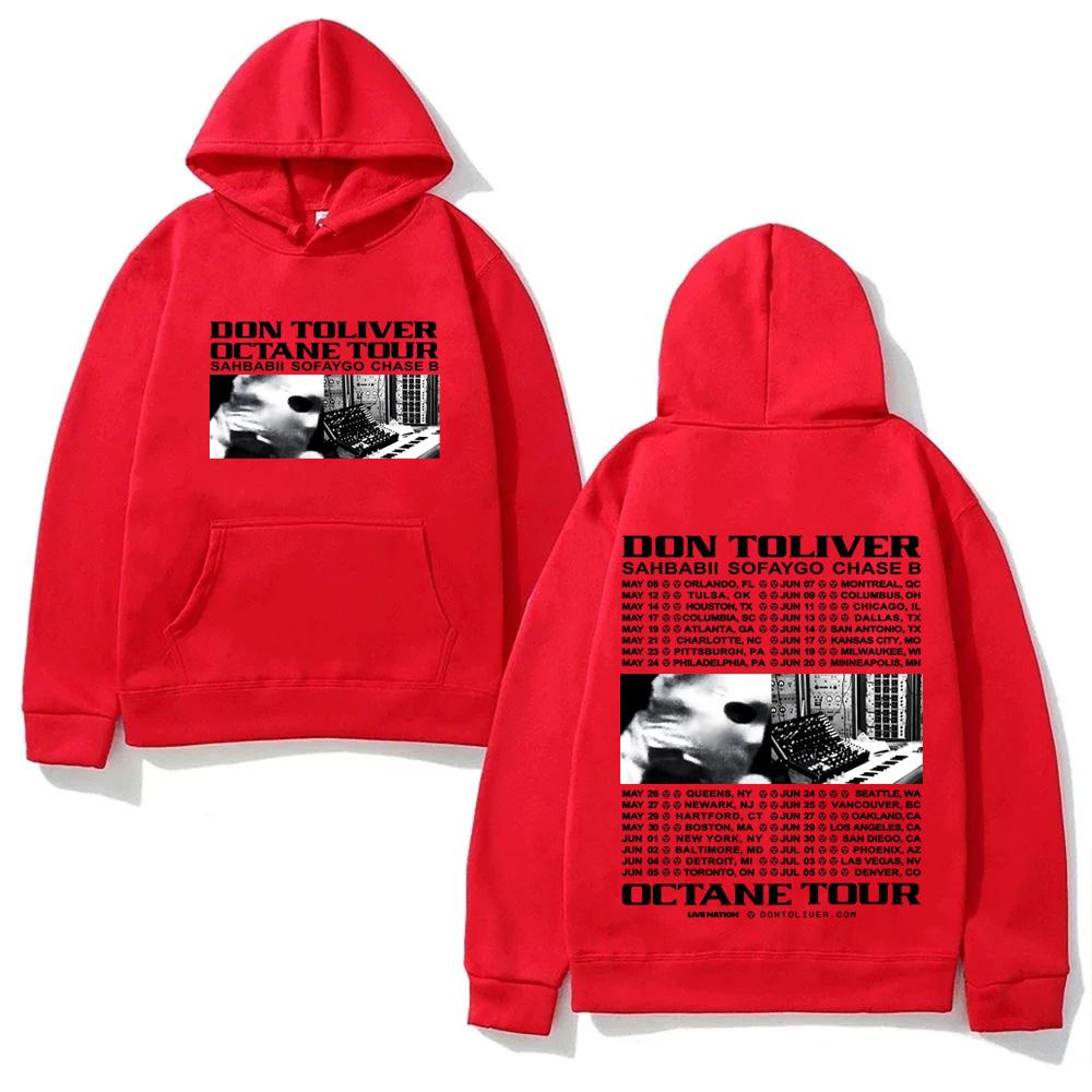 Rapper DON TOLIVER Hoodie OCTANE TOUR 2026 Hip Hop Graphic Printing Hoody Classic Soft Punk Hooded Pullovers Fleece XXXL червоний
Rapper DON TOLIVER Hoodie OCTANE TOUR 2026 Hip Hop Graphic Printing Hoody Classic Soft Punk Hooded Pullovers Fleece XXXL червоний