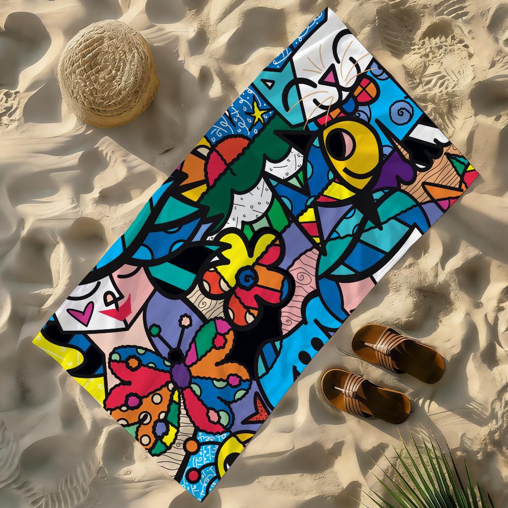 Pop Art R-Romero B-Britto-S Towel Soft Lightweight Anti-Sand Large Beach Towel Quick-Drying Bath Sports Family W30*H60(CM)
Pop Art R-Romero B-Britto-S Towel Soft Lightweight Anti-Sand Large Beach Towel Quick-Drying Bath Sports Family W30*H60(CM)