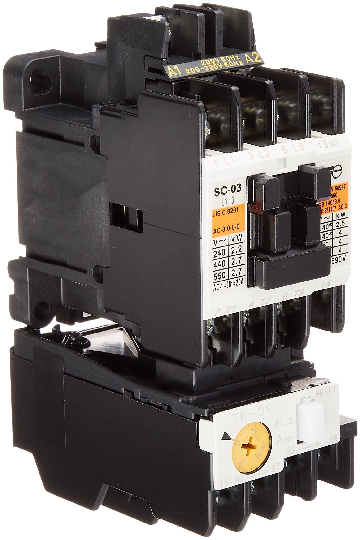 Fuji Electric Equipment Control 2E Thermal Relay Electromagnetic Switch case AC200V (without cover) SW-03/2E-200V2.2KW-AC200V1A
Fuji Electric Equipment Control 2E Thermal Relay Electromagnetic Switch case AC200V (without cover) SW-03/2E-200V2.2KW-AC200V1A