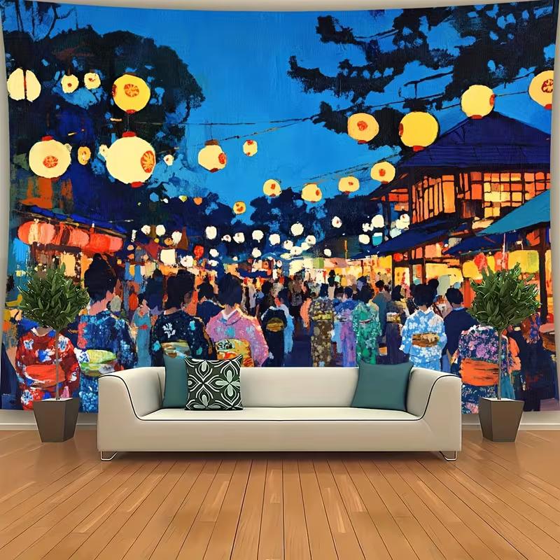 2D Traditional Japanese Festival Backdrop Summer Night Market Photography Background 47.2x31.5inch/120*80cm
2D Traditional Japanese Festival Backdrop Summer Night Market Photography Background 47.2x31.5inch/120*80cm