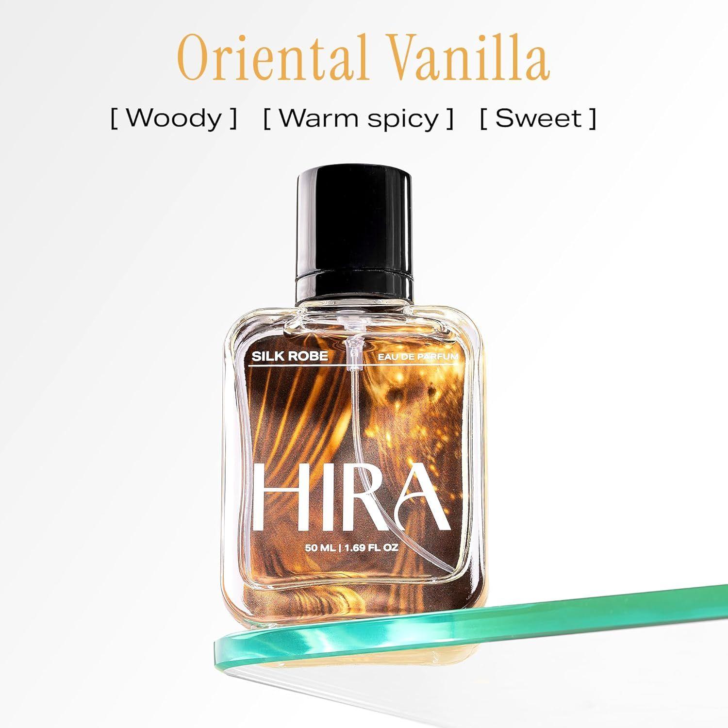 HIRA Silk Robe Perfume for Women | Perfume for Women Long Lasting Smell | Best Women Perfume with Cognac & Vanilla Notes 50ml
HIRA Silk Robe Perfume for Women | Perfume for Women Long Lasting Smell | Best Women Perfume with Cognac & Vanilla Notes 50ml