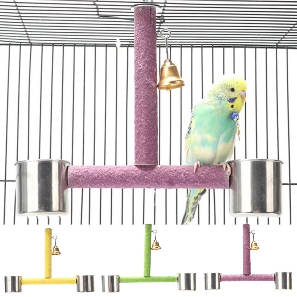 with Feeding Cups Bird Training Stand with Bell Parrot Feeding Cup Rack Parrot зелёный
with Feeding Cups Bird Training Stand with Bell Parrot Feeding Cup Rack Parrot зелёный
