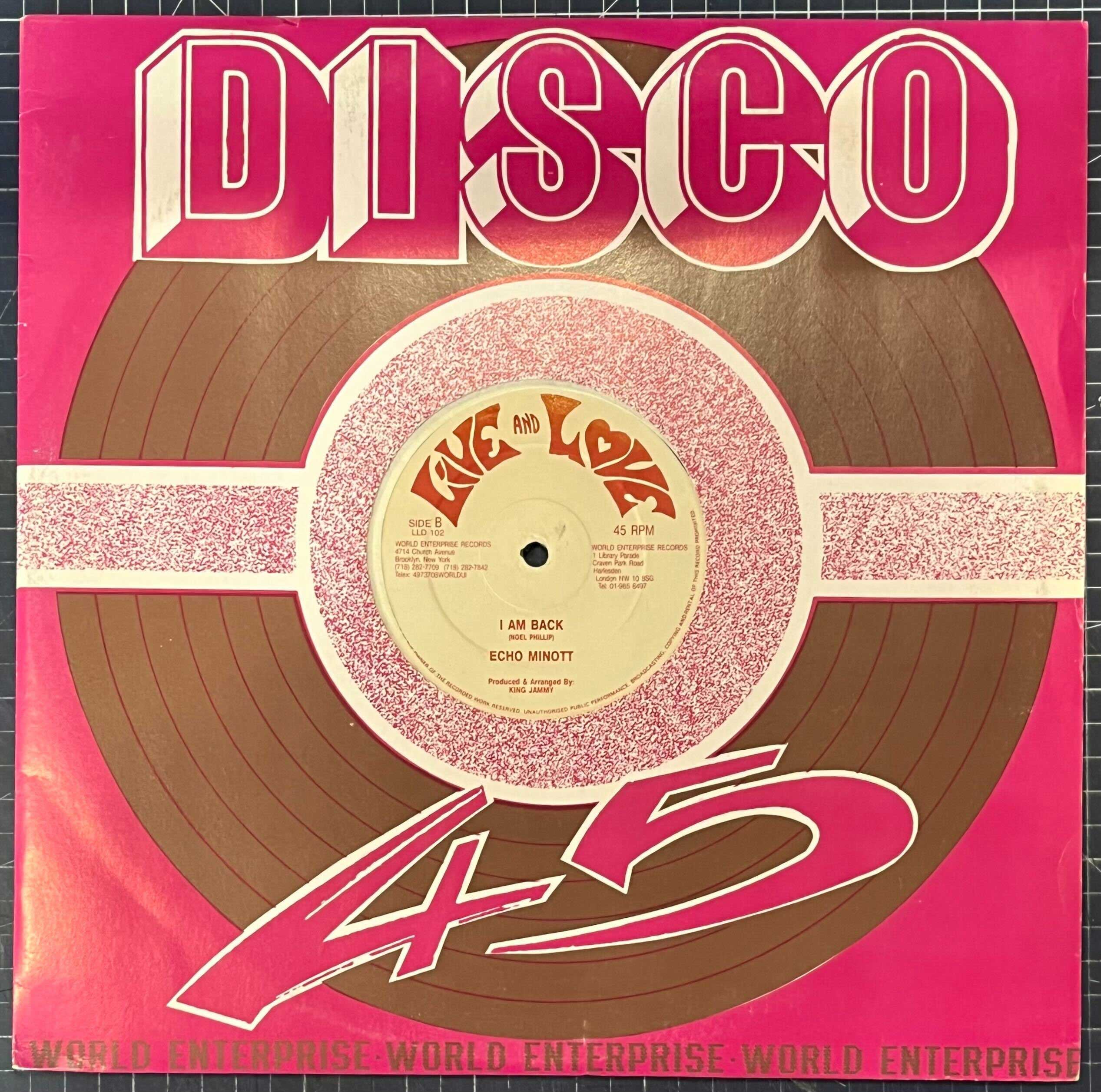 12inch Record ADMIRAL BAILEY / ECHO MINOTT - Winey Winey / I Am Back LLD102 Live And Love UK Reggae, Ska & Dub Used
12inch Record ADMIRAL BAILEY / ECHO MINOTT - Winey Winey / I Am Back LLD102 Live And Love UK Reggae, Ska & Dub Used