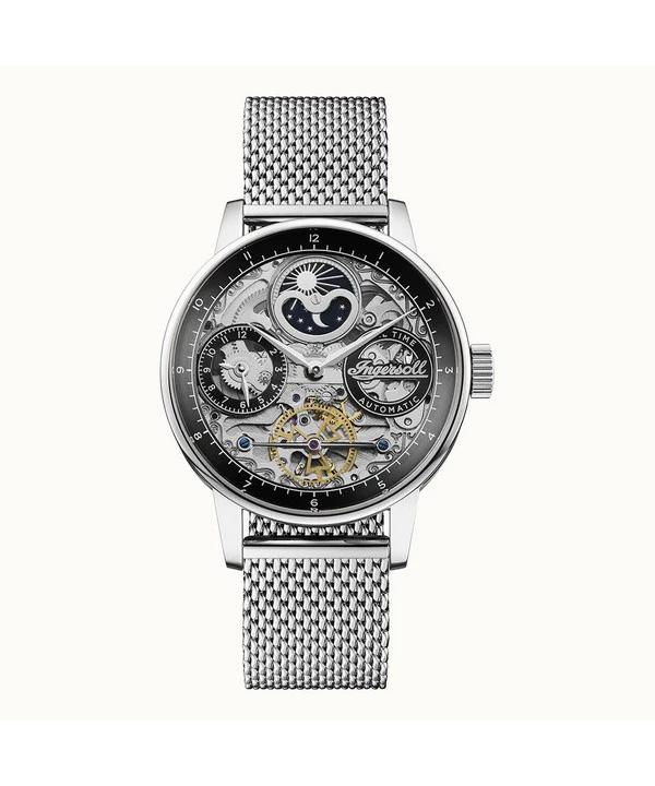 Ingersoll The Jazz Sun And Moon Phase Нержавеющая сталь скелетон черный циферблат автоматические мужские часы I07708
Ingersoll The Jazz Sun And Moon Phase Нержавеющая сталь скелетон черный циферблат автоматические мужские часы I07708