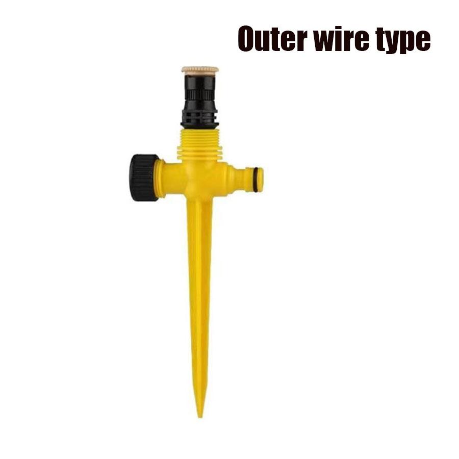 360° Adjustable Ground Stake Scattering Sprinkler, Lawn Automatic Watering Irrigation Tool жовтий
360° Adjustable Ground Stake Scattering Sprinkler, Lawn Automatic Watering Irrigation Tool жовтий