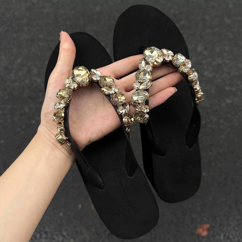 Fashion SUOJIALUN 2025 Summer New Brand Women Slipper Fashion Bling Crystal Slip On Flip Flop Shoes Soft Flat Heel Dress Slides Sandal 40 чёрный
Fashion SUOJIALUN 2025 Summer New Brand Women Slipper Fashion Bling Crystal Slip On Flip Flop Shoes Soft Flat Heel Dress Slides Sandal 40 чёрный