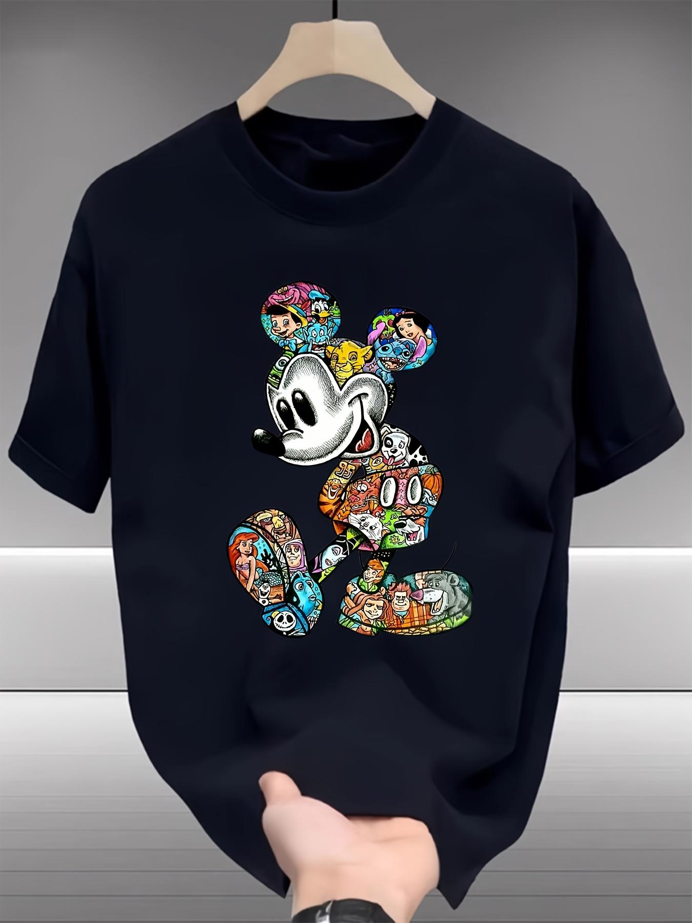 Disney Licensed Mickey Mouse Graphic T-shirt - Black Casual Short Sleeve Summer Tee with Colorful Cartoon Print XXL
Disney Licensed Mickey Mouse Graphic T-shirt - Black Casual Short Sleeve Summer Tee with Colorful Cartoon Print XXL