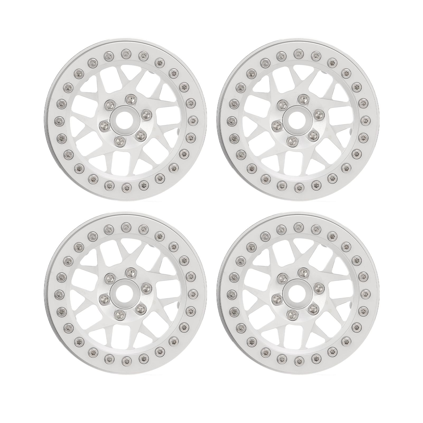 Aluminum Alloy RC Car Wheel Hub 2.2 Inch RC Beadlock Wheels Rims for 110 Remote Control Car Silver
Aluminum Alloy RC Car Wheel Hub 2.2 Inch RC Beadlock Wheels Rims for 110 Remote Control Car Silver