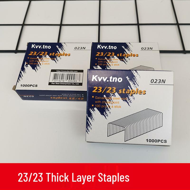 Heavy-Duty 23/23 Large Staples for Thick Materials Iron
Heavy-Duty 23/23 Large Staples for Thick Materials Iron