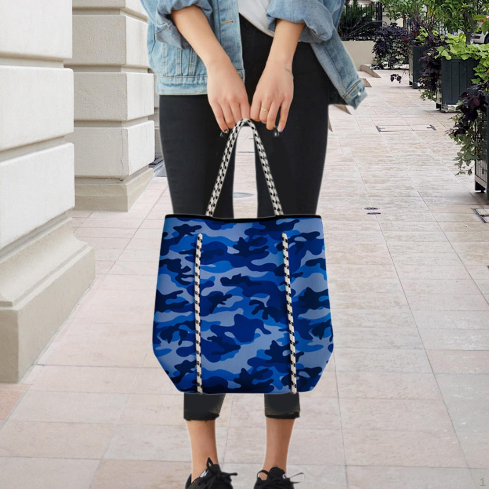 Neoprene Bag for Women Beach Tote with Small Handbag Holes Swimming синій
Neoprene Bag for Women Beach Tote with Small Handbag Holes Swimming синій