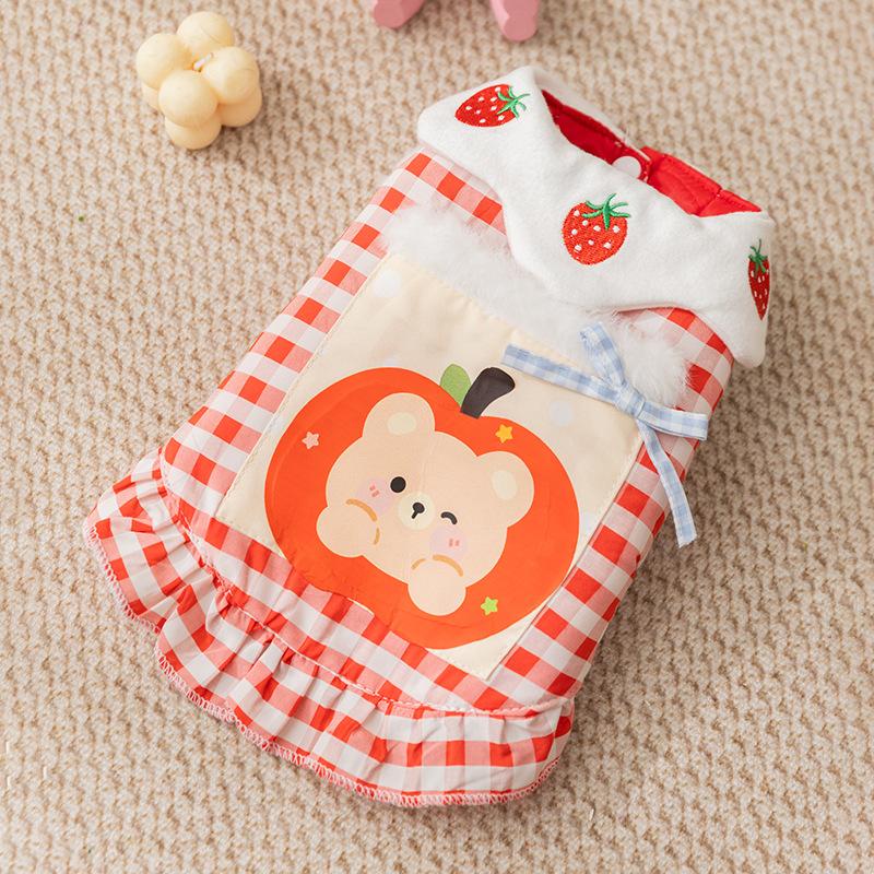 Warm Fleece Dog Cat Coat Plaid Winter Pet Jacket for Small Medium Dogs Cold Weather Outfit XS: 0.5-1.5kg pet weight
Warm Fleece Dog Cat Coat Plaid Winter Pet Jacket for Small Medium Dogs Cold Weather Outfit XS: 0.5-1.5kg pet weight