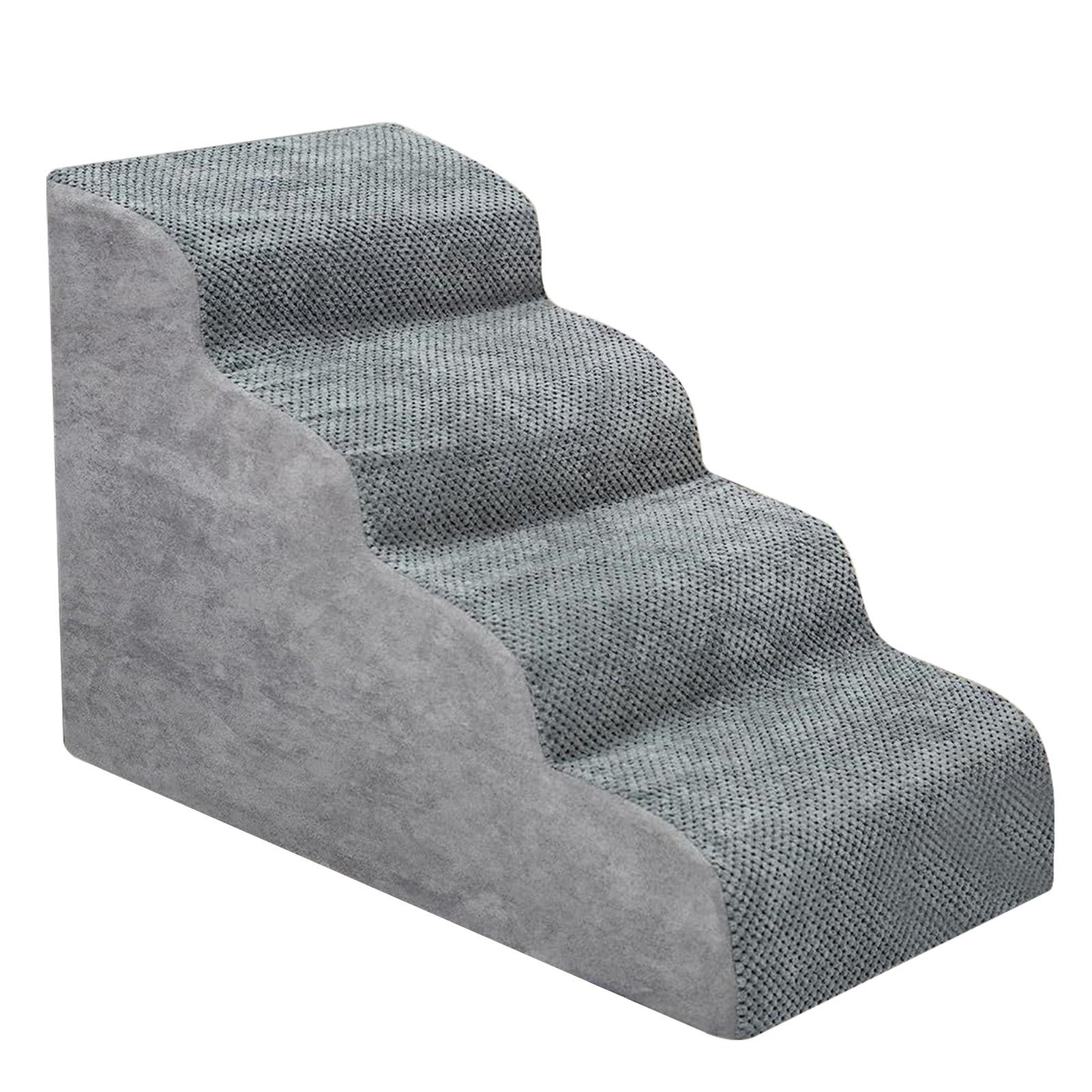 Dog Stairs Non-Slip Pet Ramp Stairs Dog Ramp for Bed Pet Dog Steps 4 Tiers Training Stairs Removable and Washable серый
Dog Stairs Non-Slip Pet Ramp Stairs Dog Ramp for Bed Pet Dog Steps 4 Tiers Training Stairs Removable and Washable серый