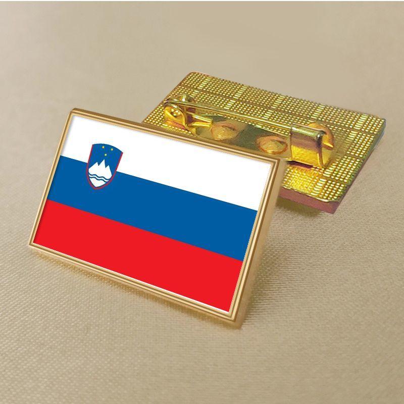 Брошь с флагом Словении 2,5 * 1,5 см, цинковый сплав, литье под давлением, ПВХ, цветная печать и покрытие, золотая прямоугольная форма золотой
Брошь с флагом Словении 2,5 * 1,5 см, цинковый сплав, литье под давлением, ПВХ, цветная печать и покрытие, золотая прямоугольная форма золотой