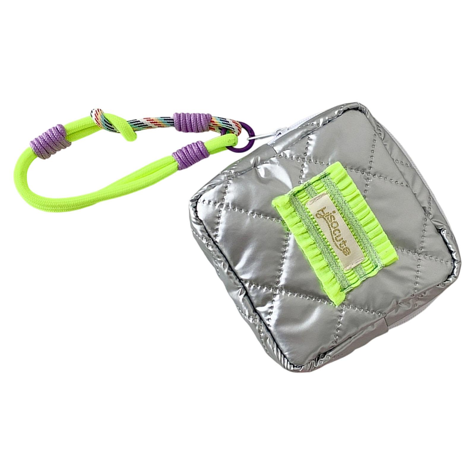 Shining Silver Square Cosmetic Bag With Detachable Bowknot Decoration Waterproof Hygiene Product Organizers Carry Case різнокольоровий
Shining Silver Square Cosmetic Bag With Detachable Bowknot Decoration Waterproof Hygiene Product Organizers Carry Case різнокольоровий