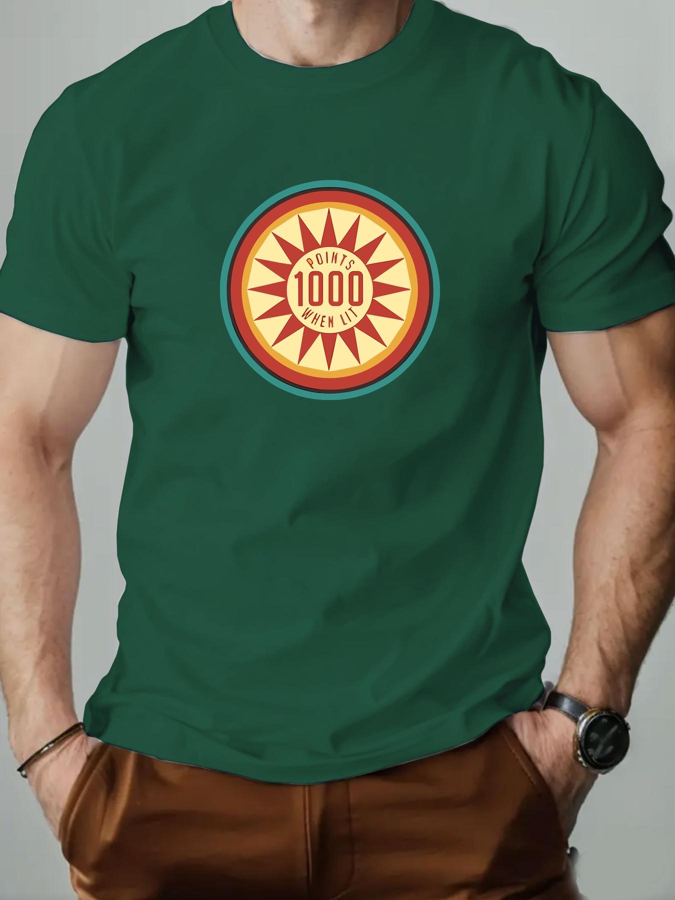 Mens Summer 100 Cotton Round Neck Short Sleeve Retro Graphic T shirt with 1000 Points Print Breathable Fashion Casual Tee 3XL
Mens Summer 100 Cotton Round Neck Short Sleeve Retro Graphic T shirt with 1000 Points Print Breathable Fashion Casual Tee 3XL