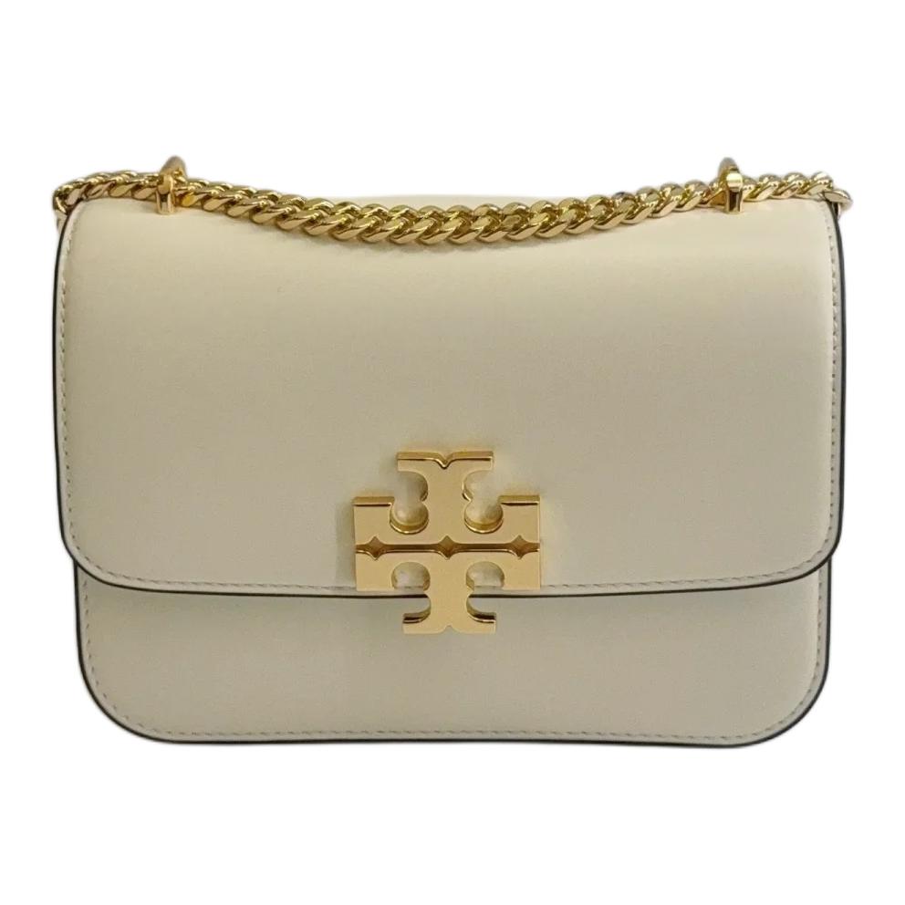 Tory Burch Eleanor Sculptural Accessory Convertible Shoulder Strap Leather Shoulder Bag Small Women shoulder bag Warm-White 166169-100 Basic Set (Bag+Dust Bag)
Tory Burch Eleanor Sculptural Accessory Convertible Shoulder Strap Leather Shoulder Bag Small Women shoulder bag Warm-White 166169-100 Basic Set (Bag+Dust Bag)