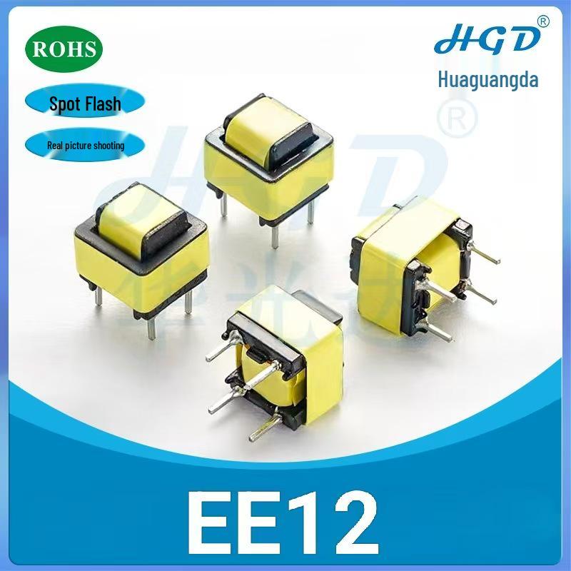 EE12 Series Common Mode Inductor - 10MH to 50MH, 6*12 Pin Spacing 50MH Wire Diameter 0.2mm
EE12 Series Common Mode Inductor - 10MH to 50MH, 6*12 Pin Spacing 50MH Wire Diameter 0.2mm