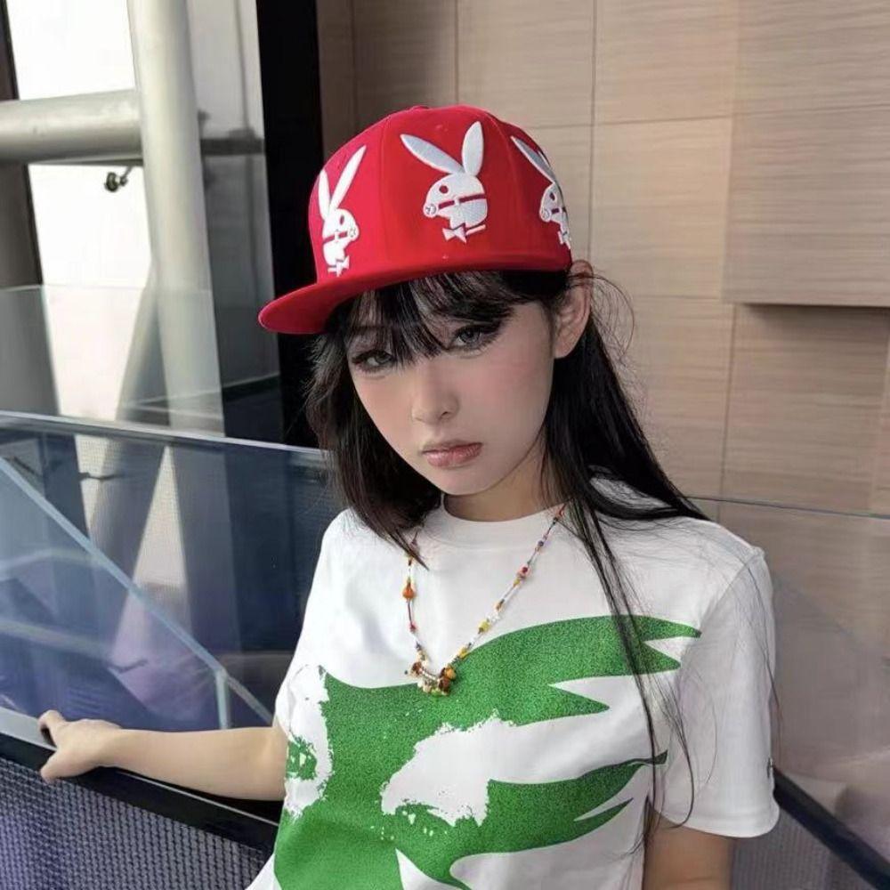 Korean Style Embroidery Rabbit Baseball Cap Y2k Peaked Hat Lightweight Hip-hop Baseball Hat Street червоний
Korean Style Embroidery Rabbit Baseball Cap Y2k Peaked Hat Lightweight Hip-hop Baseball Hat Street червоний