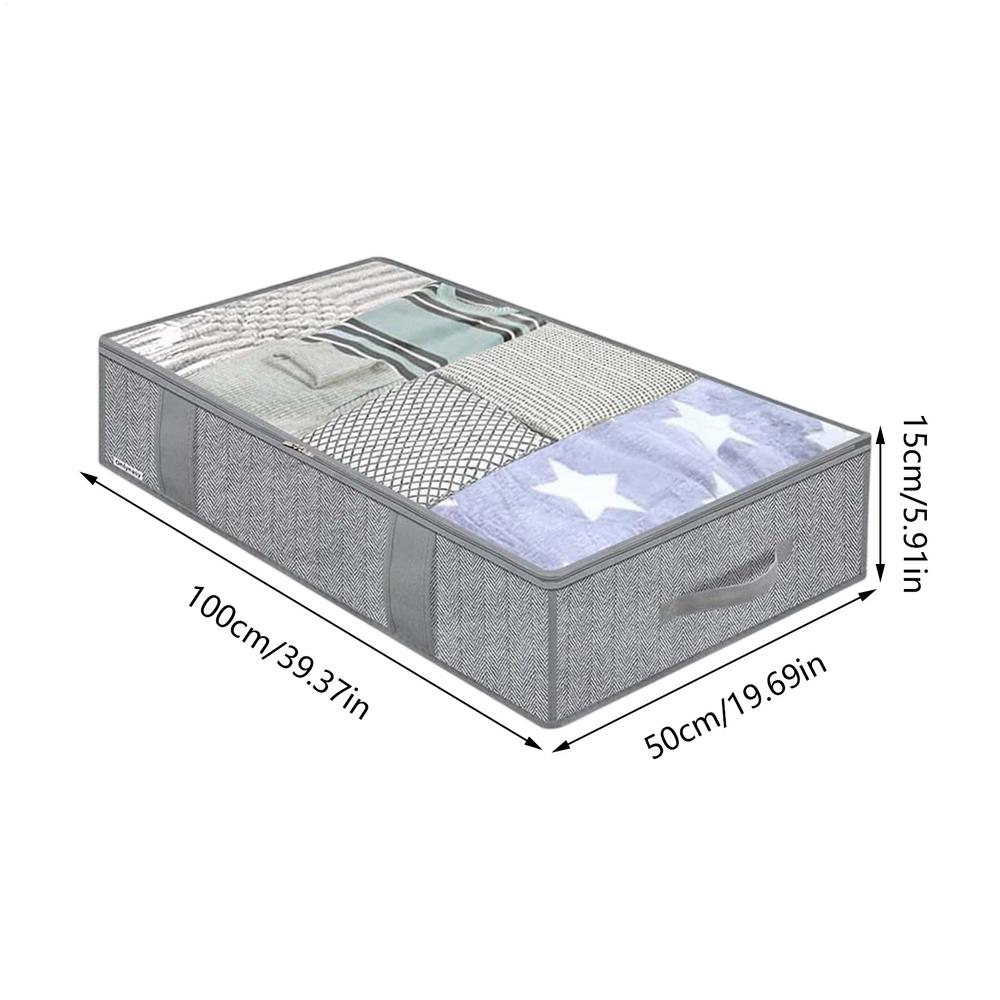 large clothes storage bag under bed Foldable quilt clothes storage bag doggy bag Bedroom dormitory organizer bag сірий колір
large clothes storage bag under bed Foldable quilt clothes storage bag doggy bag Bedroom dormitory organizer bag сірий колір