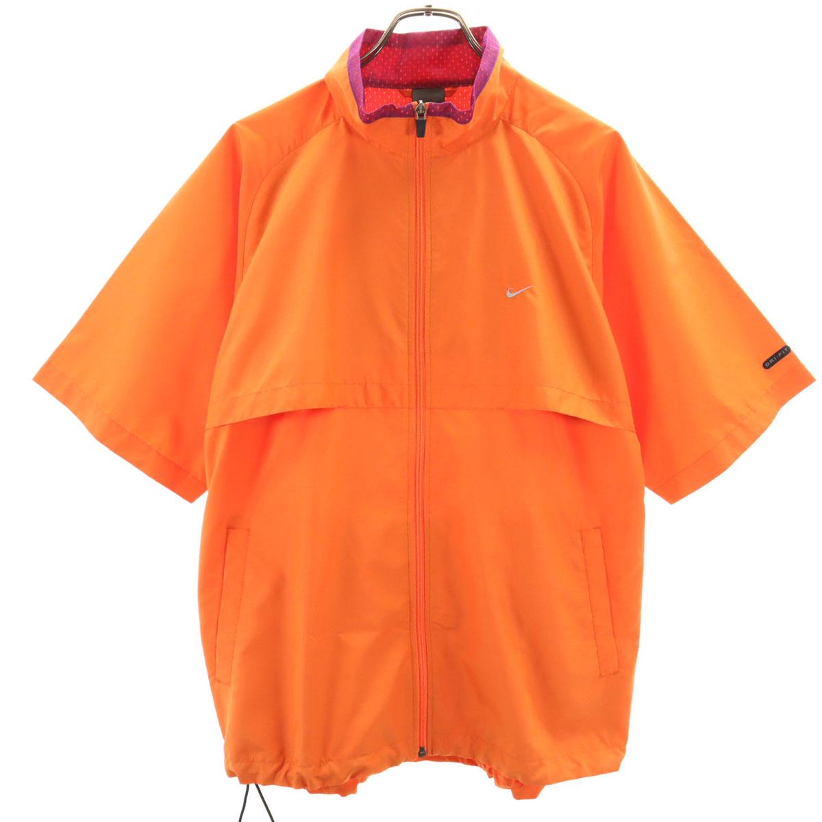 NIKE Short sleeve Stand collar Zip jacket L DRY FIT half mesh lining Men s Used
NIKE Short sleeve Stand collar Zip jacket L DRY FIT half mesh lining Men s Used