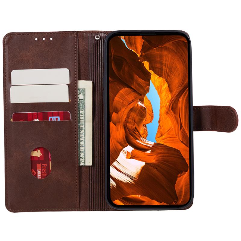 PU Leather Phone Case for Nokia G22 Magnetic Clasp Calf Texture Wallet Stand Phone Cover Brown
PU Leather Phone Case for Nokia G22 Magnetic Clasp Calf Texture Wallet Stand Phone Cover Brown