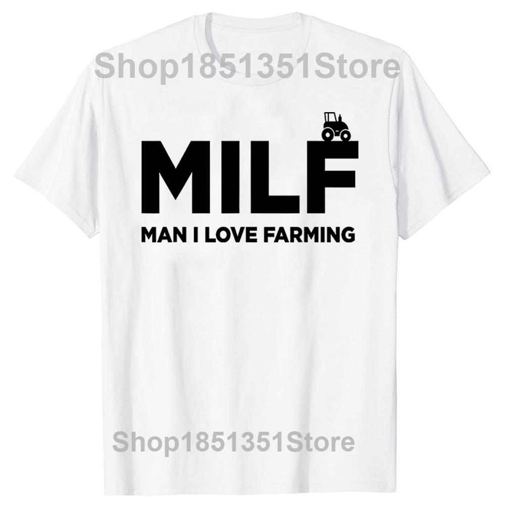 Funny MILF Man I Love Farming T Shirts Farmer Tee Tops Round Neck ShortSleeve Fashion Tshirt Clothing Casual Basic Tshirts S
Funny MILF Man I Love Farming T Shirts Farmer Tee Tops Round Neck ShortSleeve Fashion Tshirt Clothing Casual Basic Tshirts S