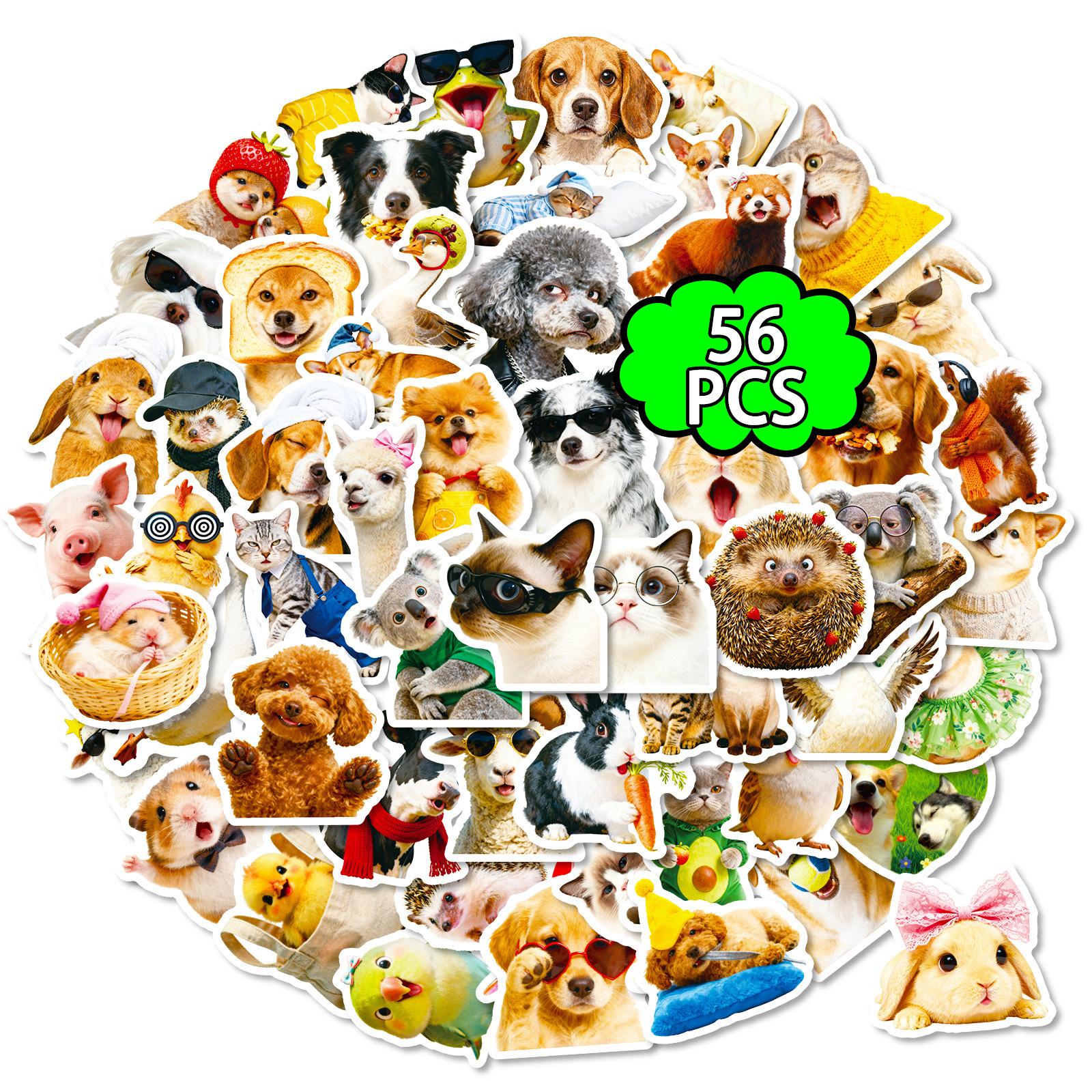 56 Funny Cute Pet Stickers Pack Anthropomorphic Animal Fun Stickers Hand Account Decoration Cute Pet Emoji Stickers
56 Funny Cute Pet Stickers Pack Anthropomorphic Animal Fun Stickers Hand Account Decoration Cute Pet Emoji Stickers