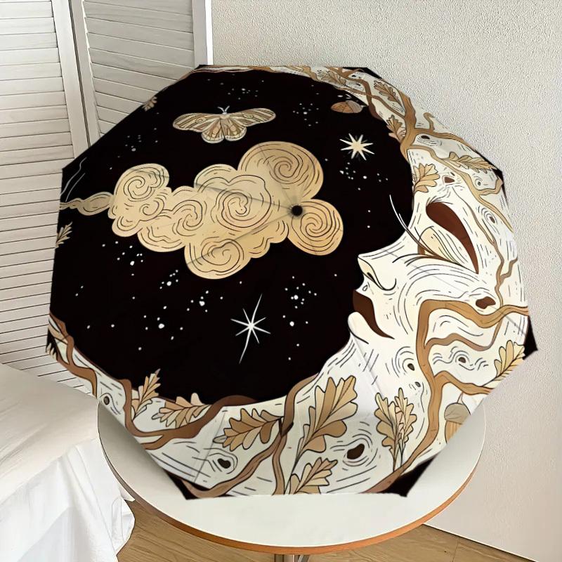 1pc Moonlit Fantasy with Tree Branches and Butterflies Umbrella with Plastic Handle,Suitable for All Seasons Home Travel Outdoor UmbrellaDD639
1pc Moonlit Fantasy with Tree Branches and Butterflies Umbrella with Plastic Handle,Suitable for All Seasons Home Travel Outdoor UmbrellaDD639