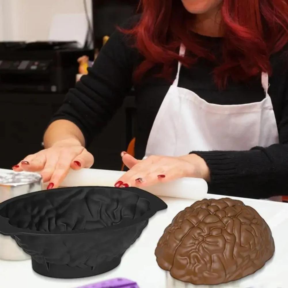 Easy To Demould Brain Cake Mold Silicone Puddings Mold Baking Tools Brain Shape Cake Pan Halloween розовый
Easy To Demould Brain Cake Mold Silicone Puddings Mold Baking Tools Brain Shape Cake Pan Halloween розовый