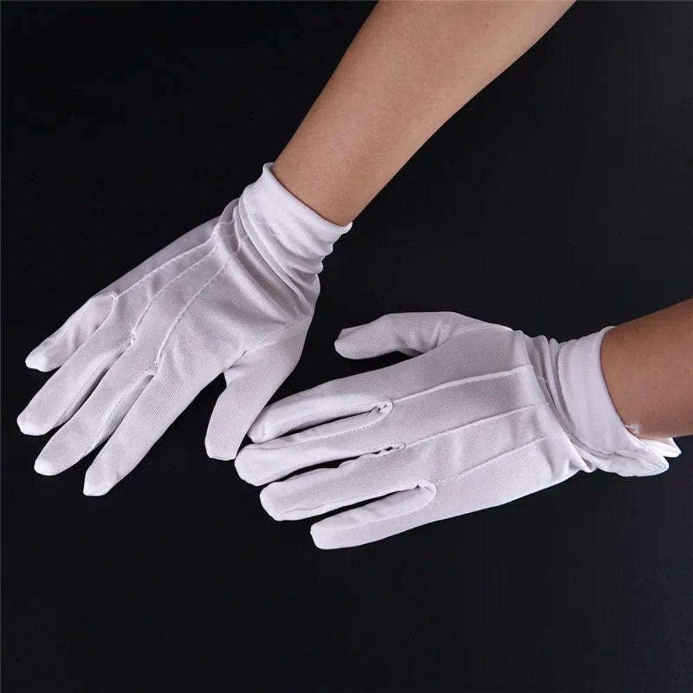 White Split Finger Gloves Short Work Gloves Driving Gloves Etiquette Gloves Honor Guard білий
White Split Finger Gloves Short Work Gloves Driving Gloves Etiquette Gloves Honor Guard білий