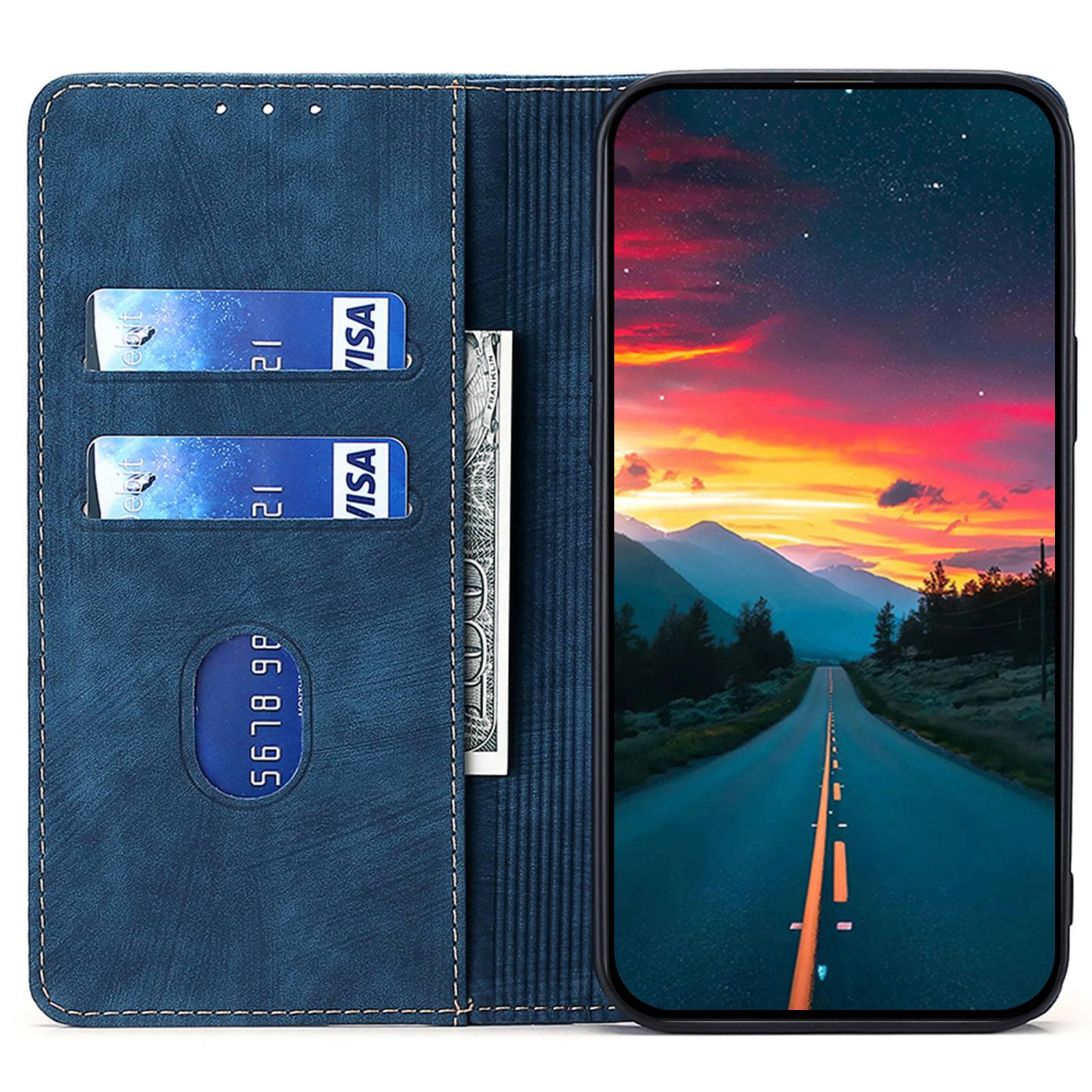 For Samsung Galaxy A15 4G/A15 5G Leather Case RFID Blocking Stand Mobile Phone Cover Blue
For Samsung Galaxy A15 4G/A15 5G Leather Case RFID Blocking Stand Mobile Phone Cover Blue