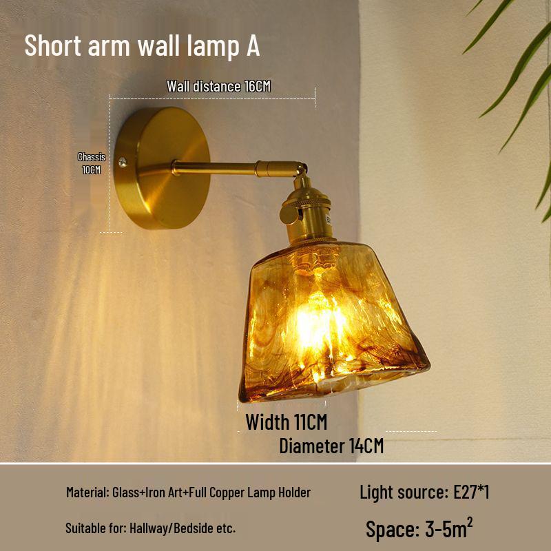 Японский стеклянный настенный светильник, Ретро прикроватный бра, Скандинавский минималистичный коридорный туалетный светильник
Японский стеклянный настенный светильник, Ретро прикроватный бра, Скандинавский минималистичный коридорный туалетный светильник